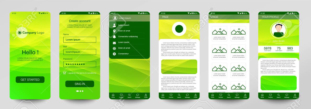 Detail Mobile App Ux Design Template Nomer 41