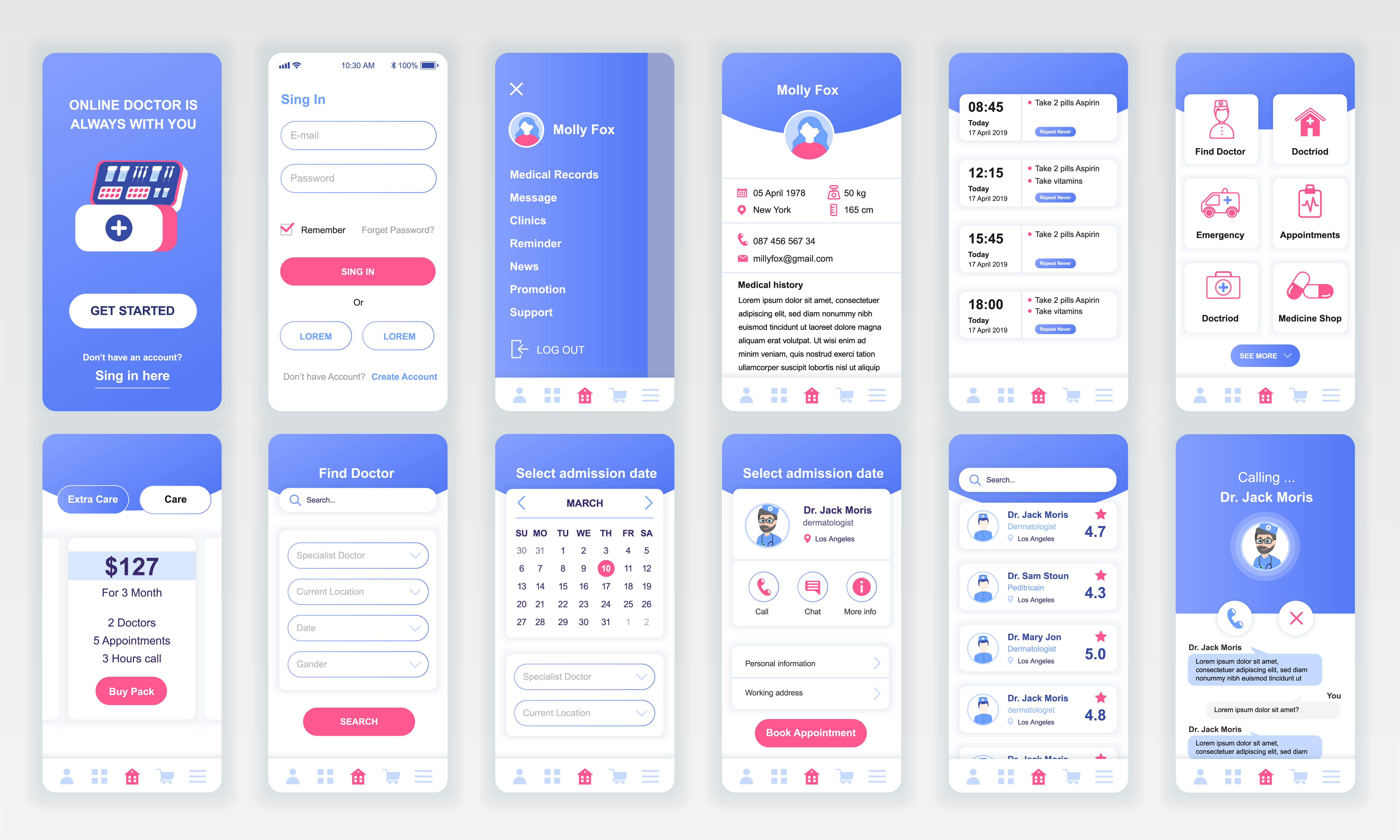 Detail Mobile App Ux Design Template Nomer 42