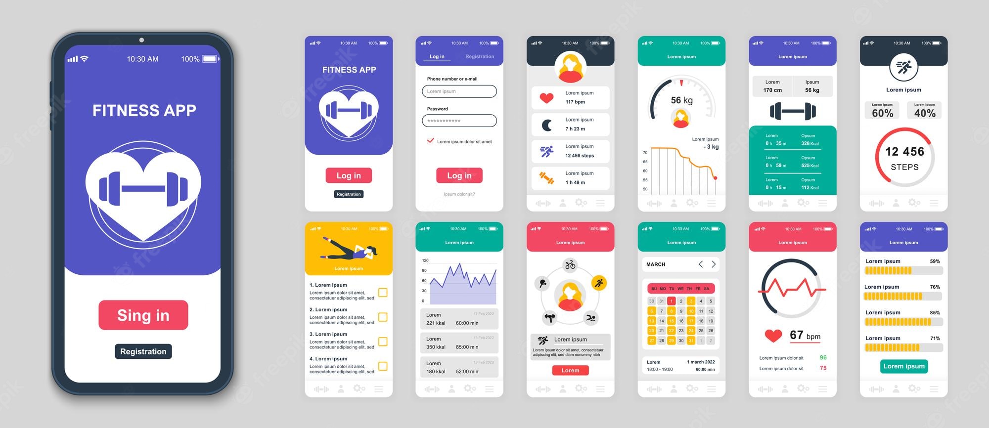 Detail Mobile App Ux Design Template Nomer 43