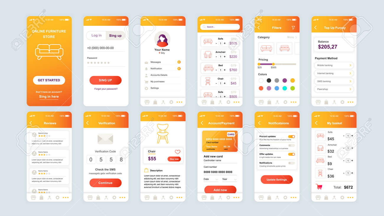 Detail Mobile App Ux Design Template Nomer 49