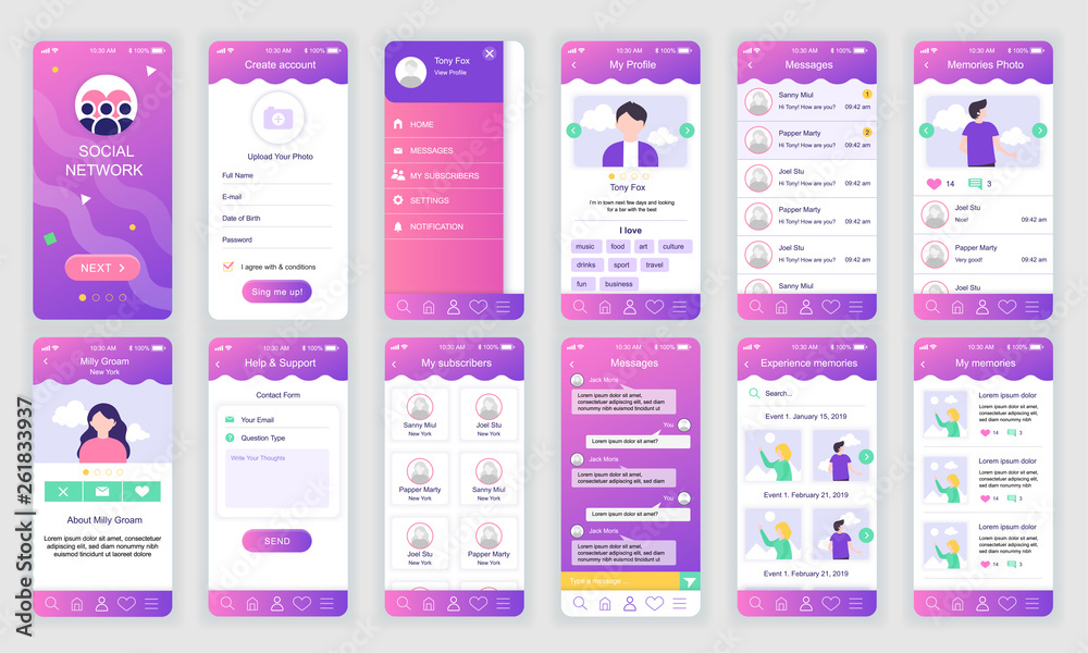 Detail Mobile App Ux Design Template Nomer 55