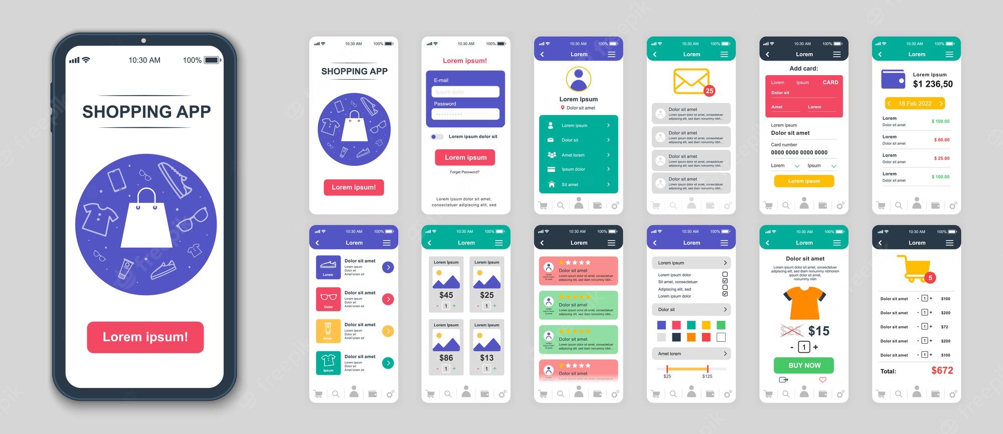 Detail Mobile App Ux Design Template Nomer 58