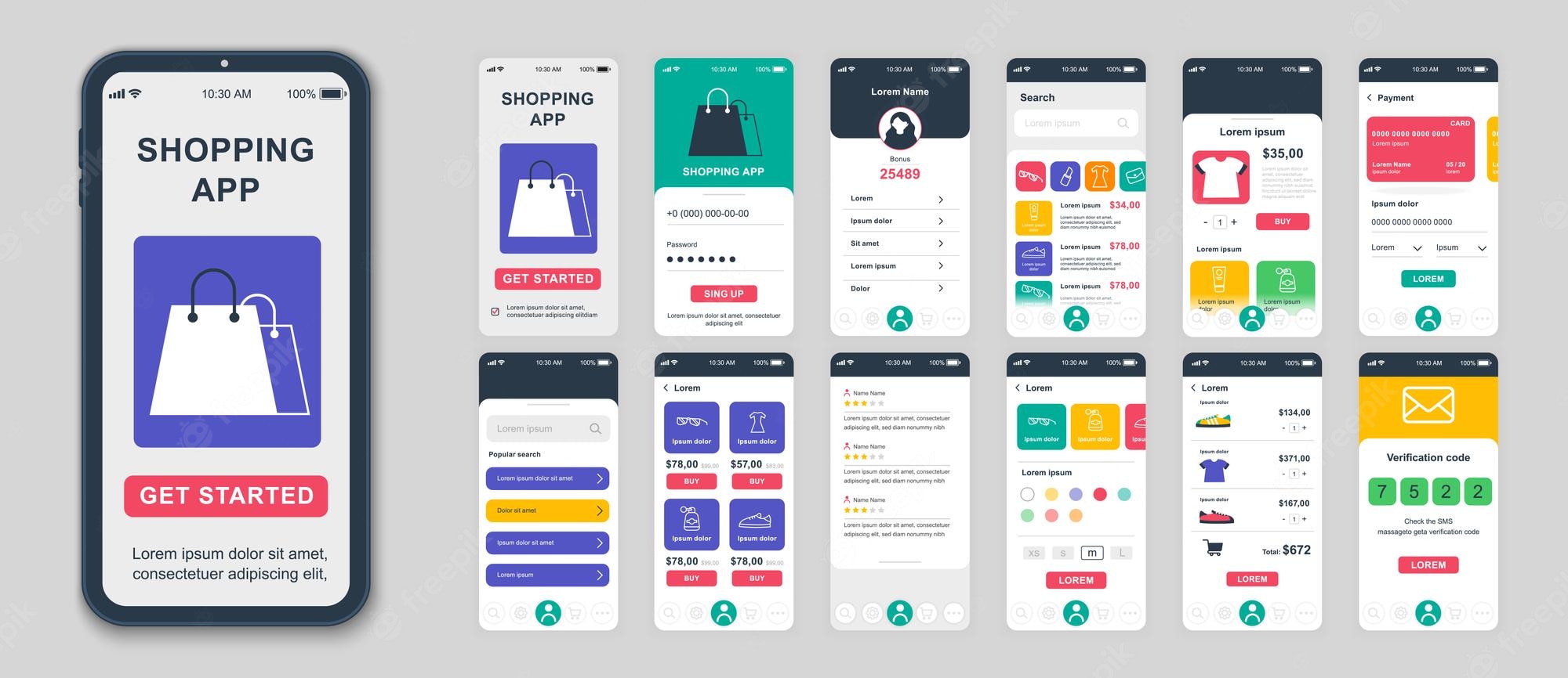 Detail Mobile App Ux Design Template Nomer 8