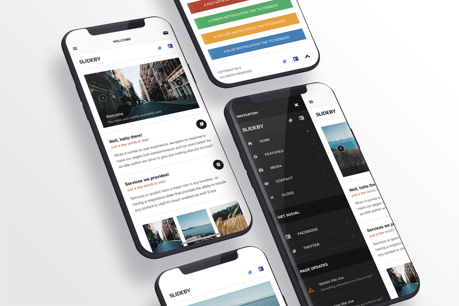 Detail Mobile Responsive Template Nomer 16