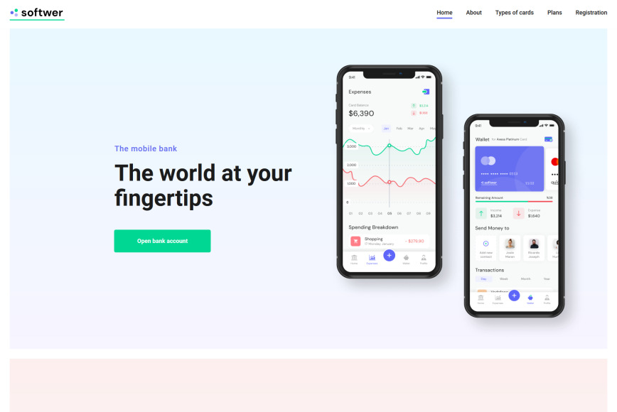 Detail Mobile Responsive Template Nomer 18