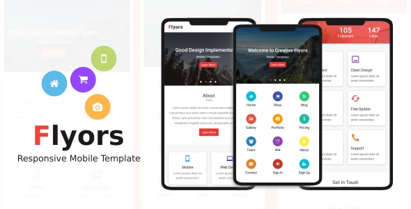 Detail Mobile Responsive Template Nomer 21