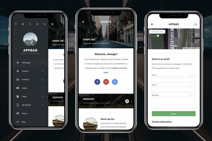 Detail Mobile Responsive Template Nomer 25