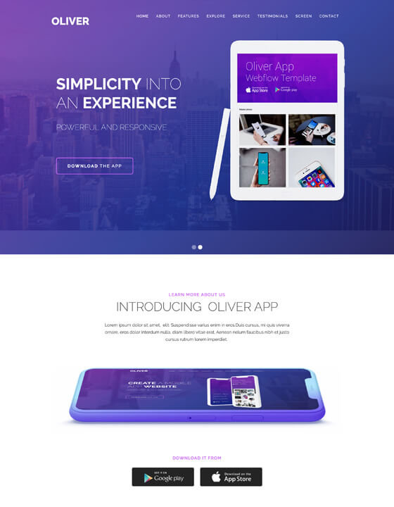 Detail Mobile Responsive Template Nomer 26