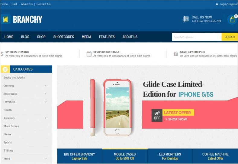 Detail Mobile Responsive Template Nomer 28