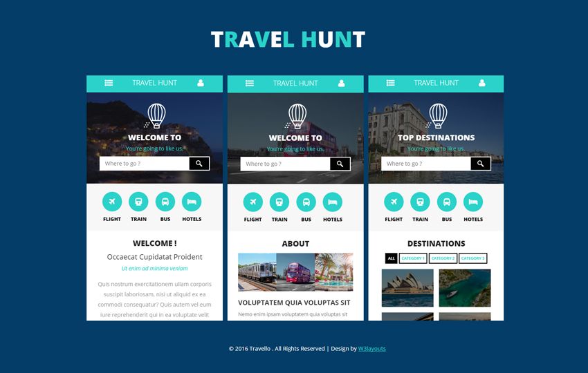 Detail Mobile Responsive Template Nomer 30