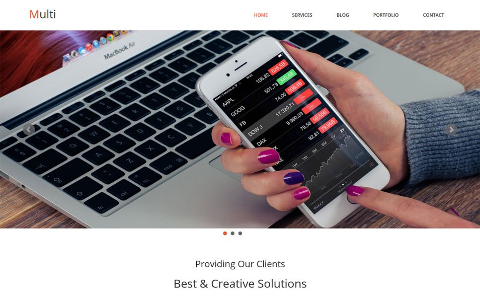 Detail Mobile Responsive Template Nomer 49