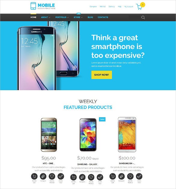 Detail Mobile Responsive Template Nomer 51