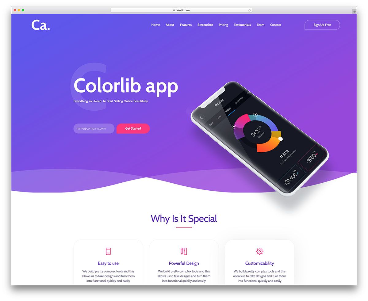 Detail Mobile Responsive Template Nomer 7