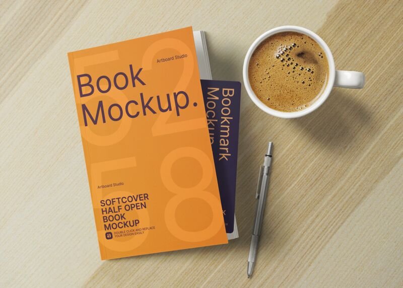 Detail Mockup Buku Online Nomer 47