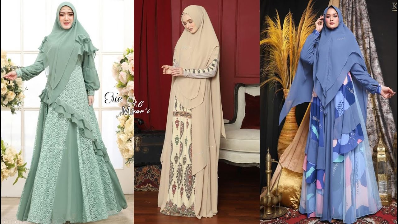 Detail Model Baju Gamis Untuk Lebaran Nomer 20