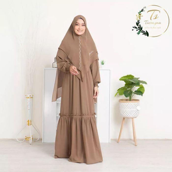 Detail Model Baju Gamis Untuk Lebaran Nomer 47