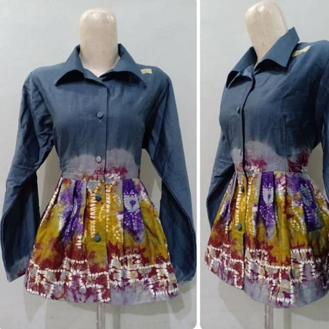 Detail Model Baju Sasirangan Untuk Kerja Nomer 25