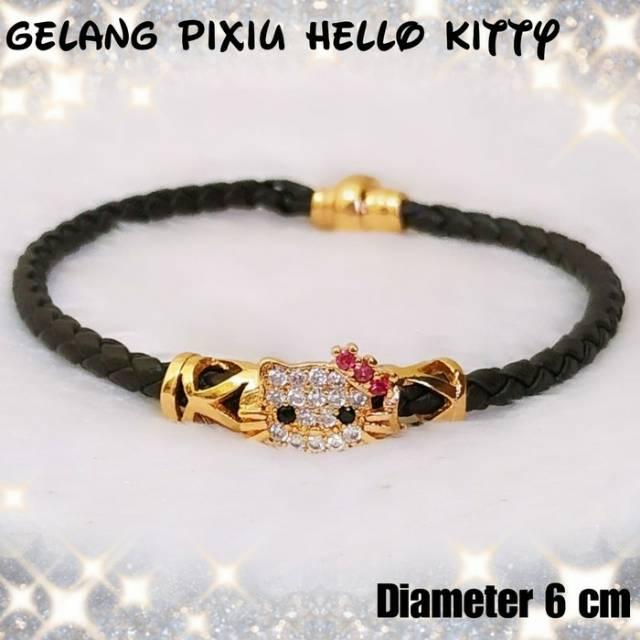 Detail Model Gelang Emas Hello Kitty Nomer 12