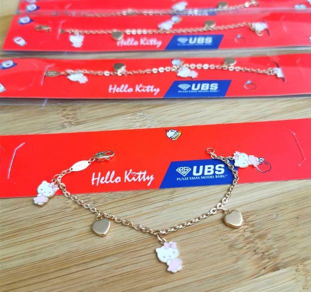 Detail Model Gelang Emas Hello Kitty Nomer 34