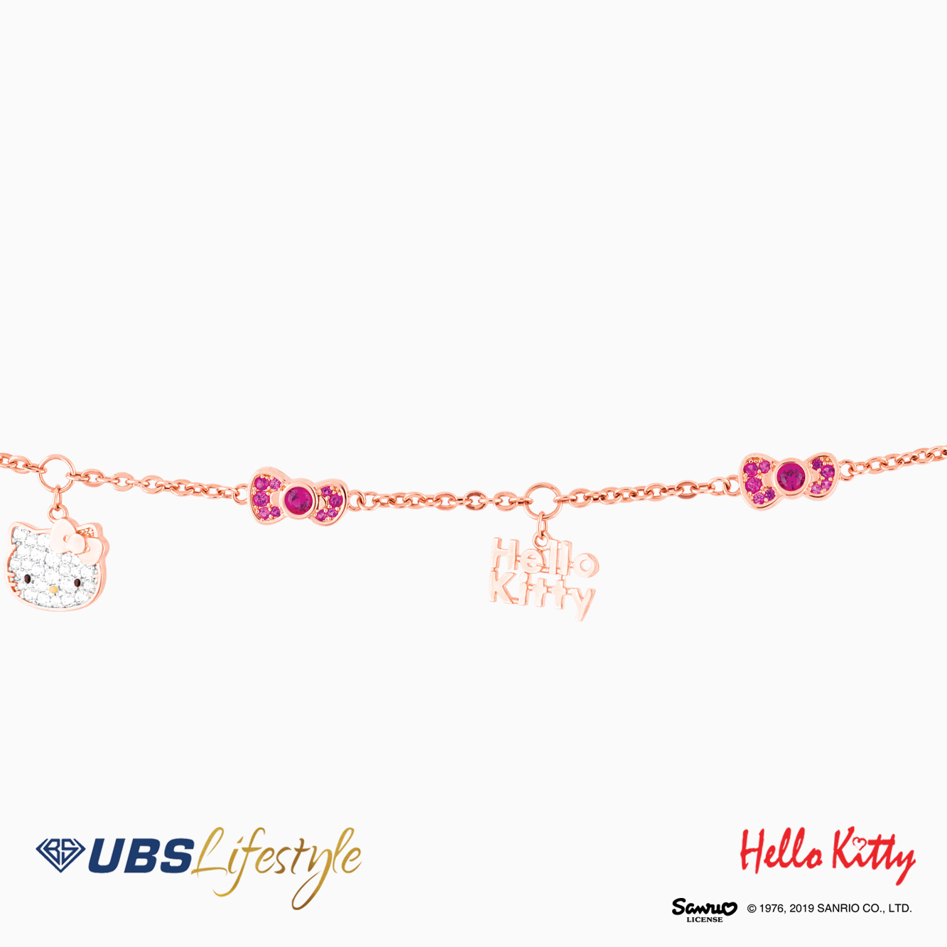 Detail Model Gelang Emas Hello Kitty Nomer 5