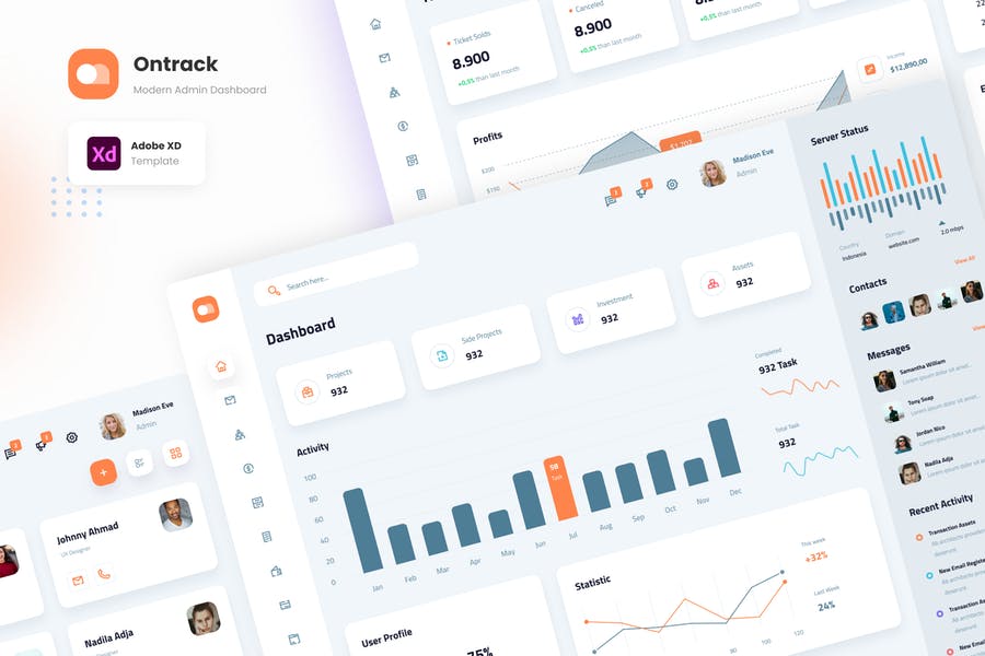 Detail Modern Admin Clean Bootstrap 4 Dashboard Html Template Nomer 32