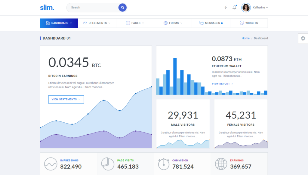 Detail Modern Admin Clean Bootstrap 4 Dashboard Html Template Nomer 49