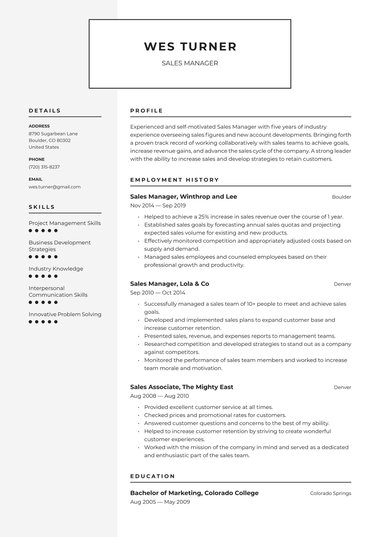 Detail Modern Cv Template Free Nomer 13