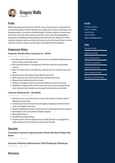 Detail Modern Cv Template Free Nomer 30