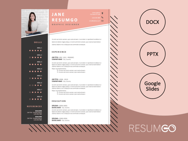 Detail Modern Cv Template Free Nomer 46