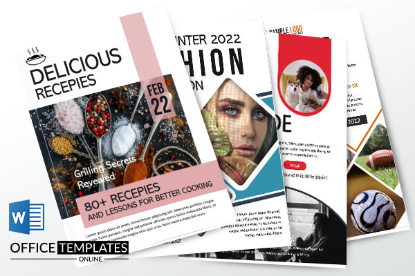 Detail Modern Magazine Template Nomer 32