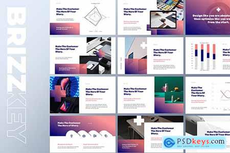 Detail Modern Powerpoint Template Free Download Nomer 13