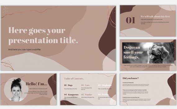 Detail Modern Powerpoint Template Free Download Nomer 28