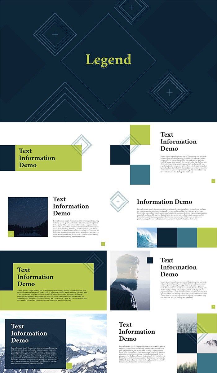 Detail Modern Powerpoint Template Free Download Nomer 29
