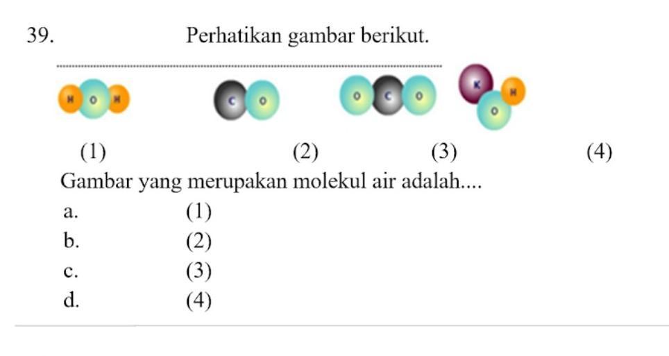 Detail Molekul Air Adalah Nomer 3