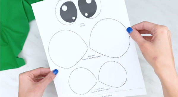 Detail Monkey Face Template Nomer 29