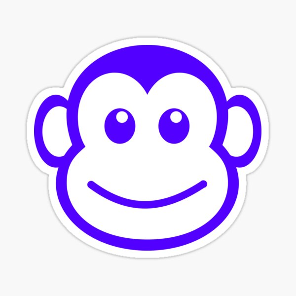 Detail Monkey Face Template Nomer 32