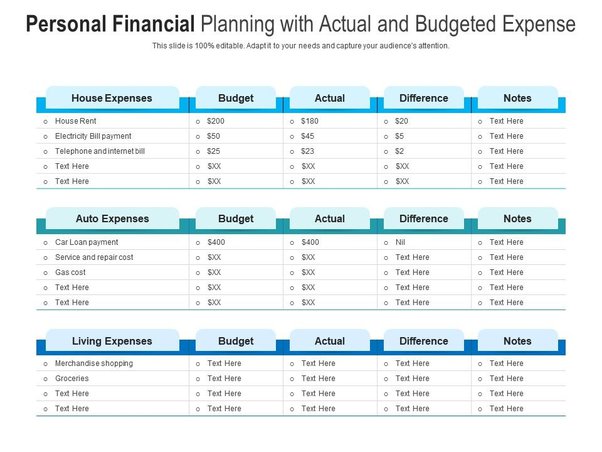 Detail Monthly Budget Template Nomer 48