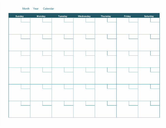 Detail Monthly Planner Template Nomer 11
