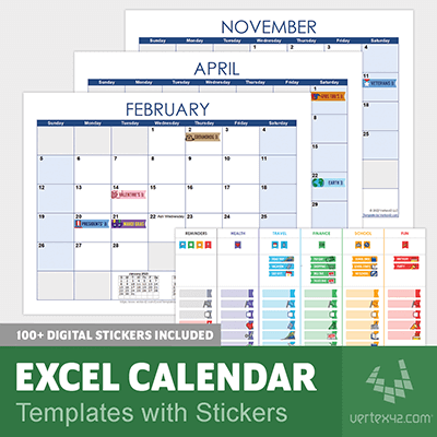 Detail Monthly Planner Template Excel Nomer 38