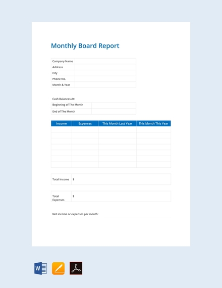 Detail Monthly Report Template Nomer 14