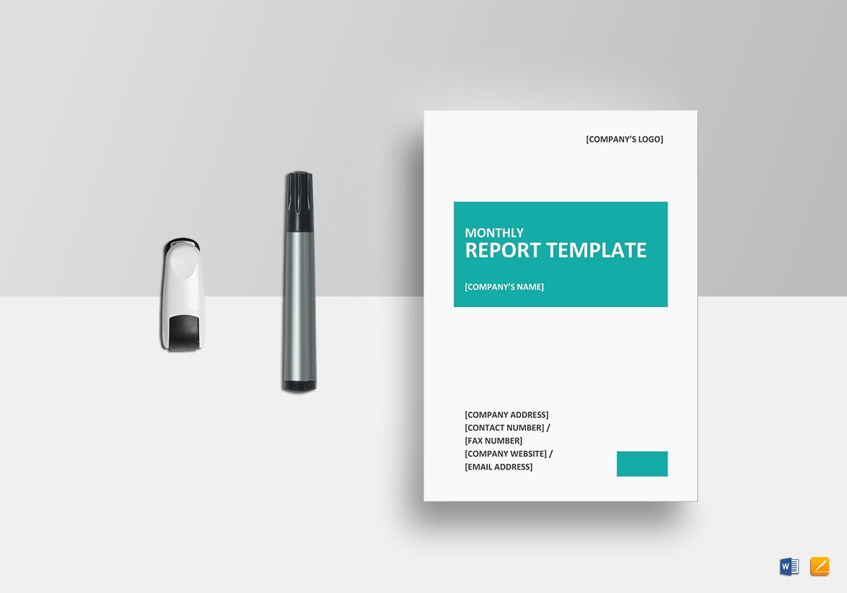 Detail Monthly Report Template Nomer 34