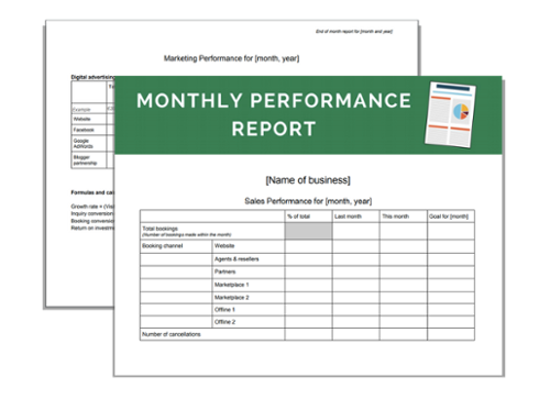 Detail Monthly Report Template Nomer 46