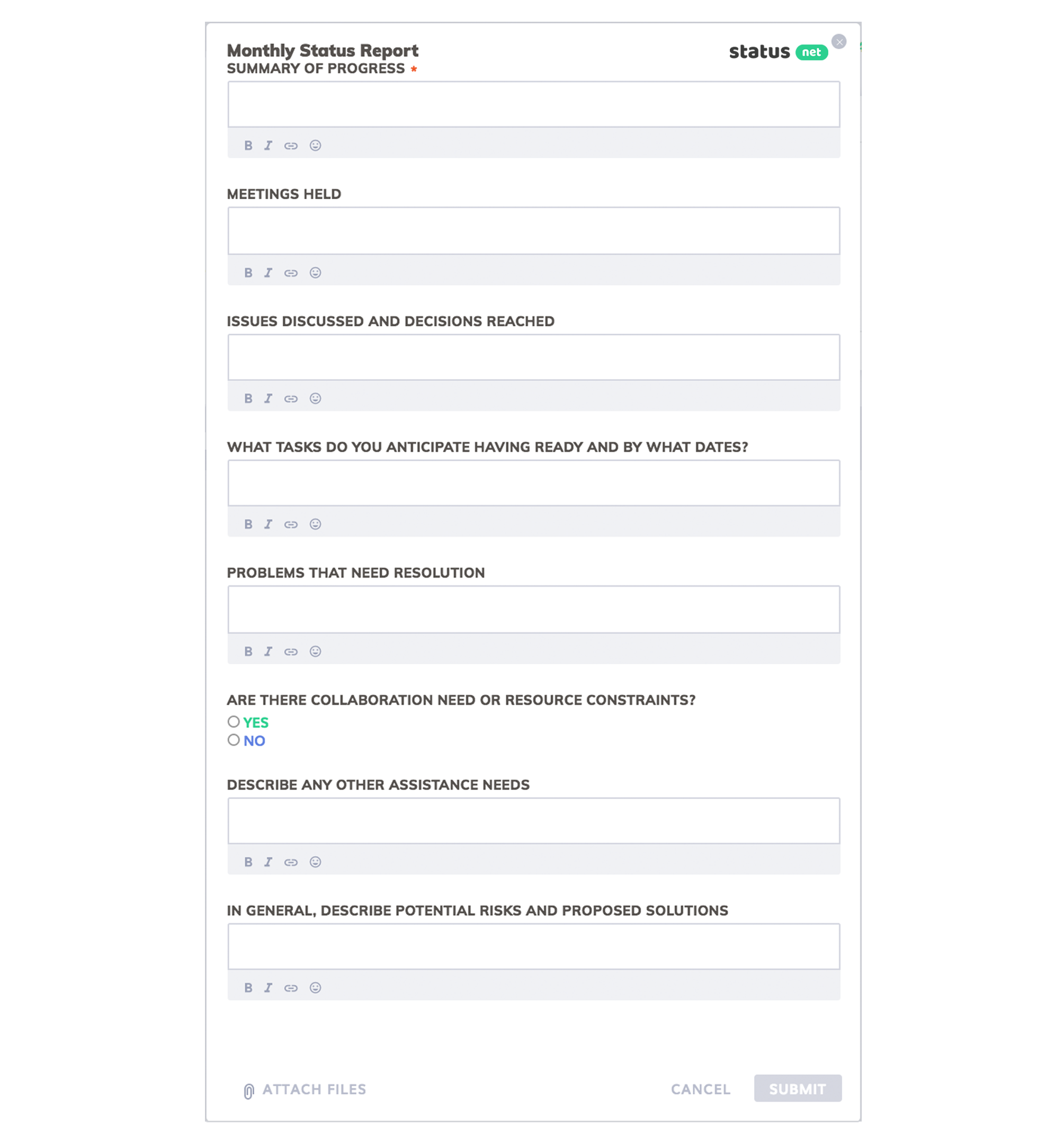 Detail Monthly Report Template Nomer 48