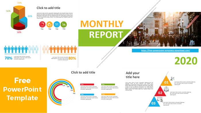 Monthly Report Template Ppt - KibrisPDR