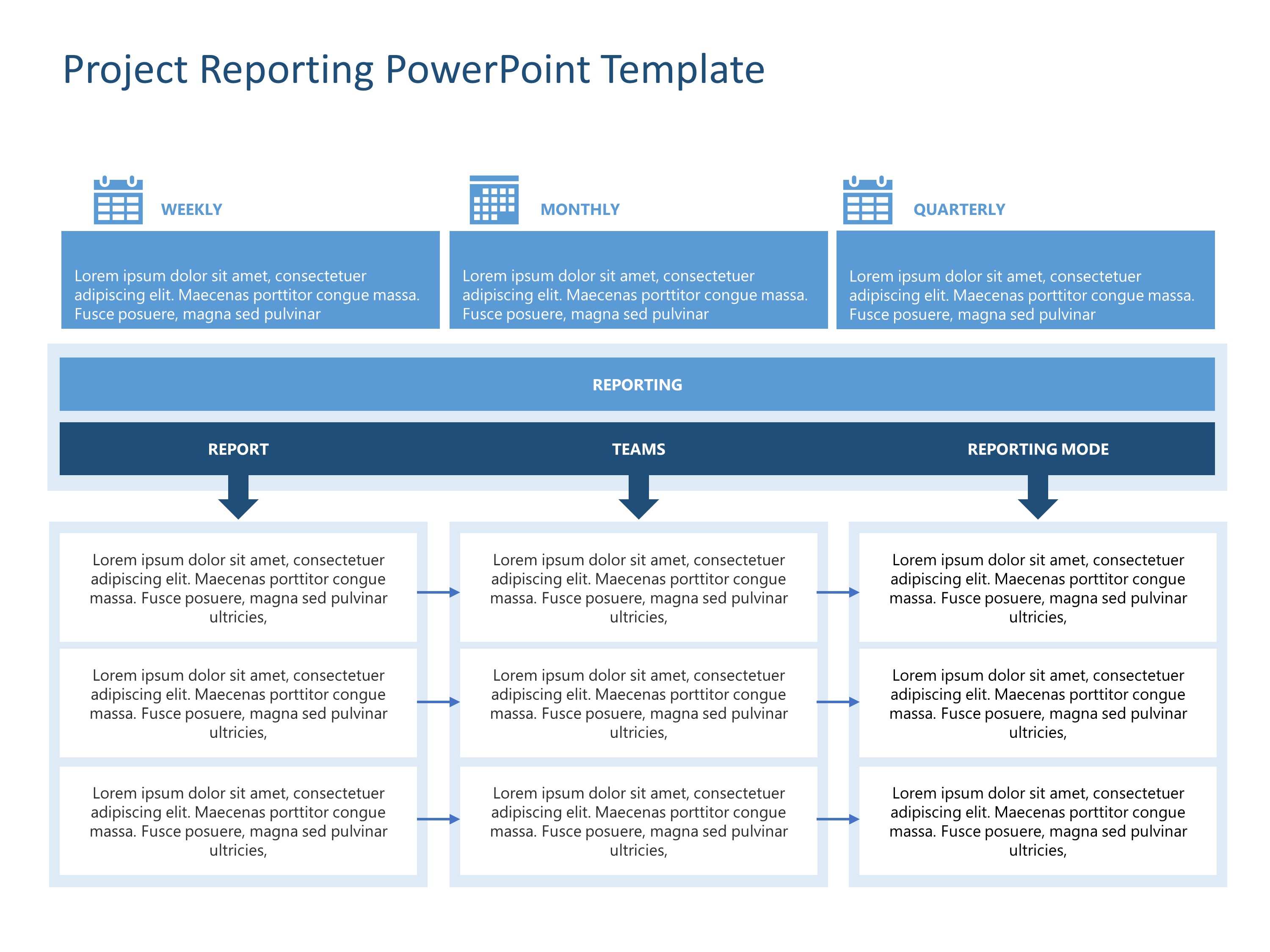 Detail Monthly Report Template Ppt Nomer 19
