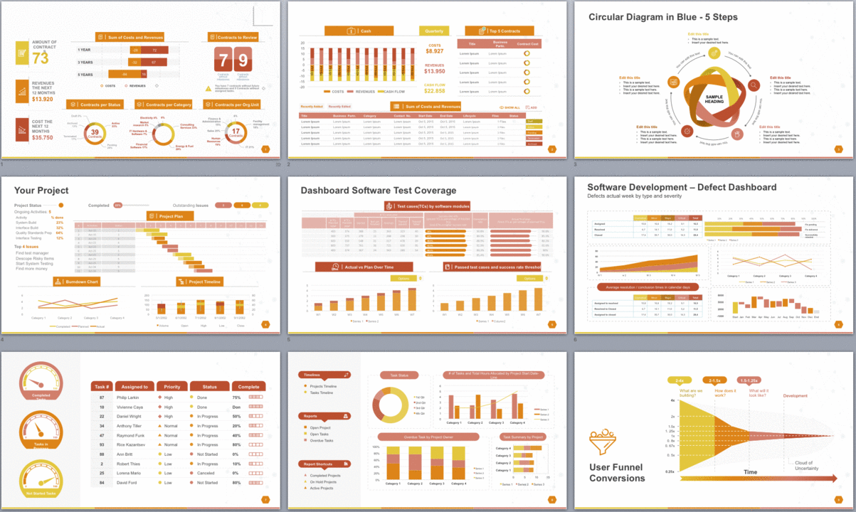 Detail Monthly Report Template Ppt Nomer 23