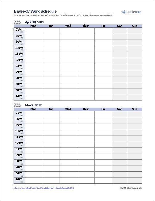 Detail Monthly Shift Schedule Template Excel Free Nomer 36