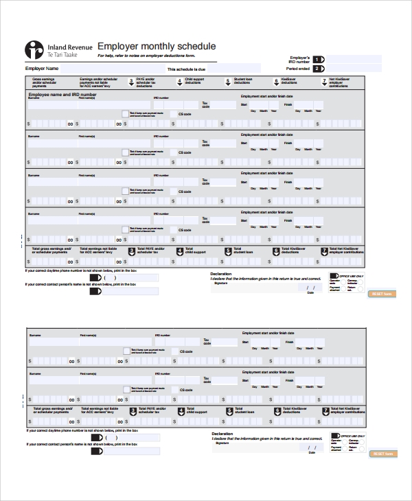 Detail Monthly Shift Schedule Template Excel Free Nomer 47