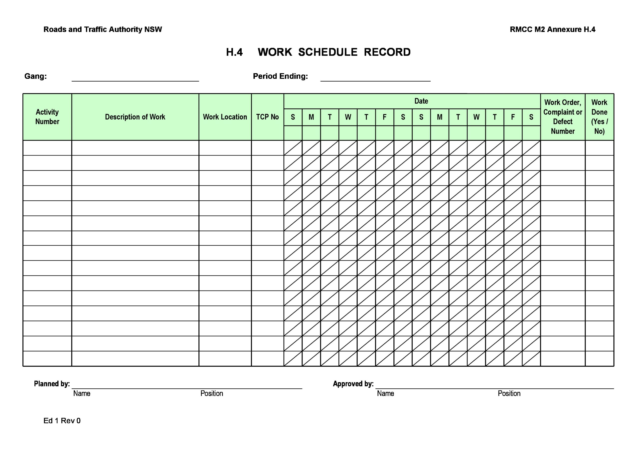 Detail Monthly Shift Schedule Template Excel Free Nomer 48
