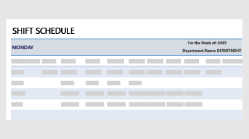 Detail Monthly Shift Schedule Template Excel Free Nomer 56